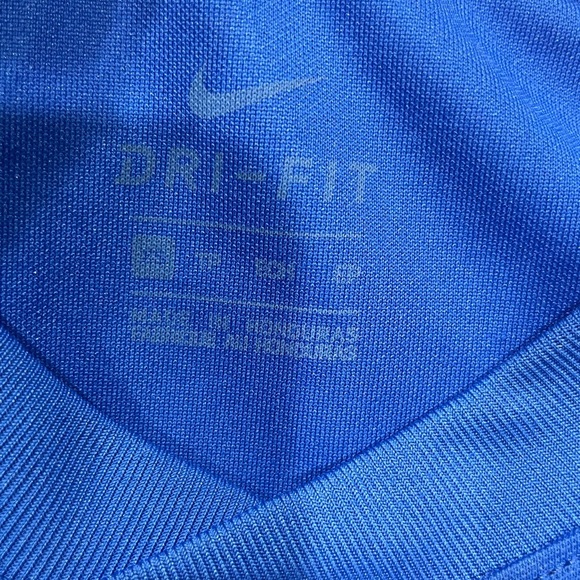 NIKE DRIFIT ROYAL BLUE TEE SIZE XSMALL - Picture 2 of 9